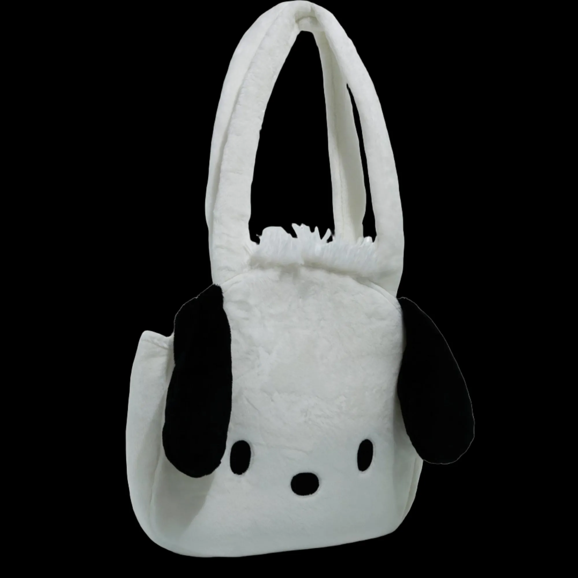 BIOWORLD Pochacco Face Plush Tote Bag