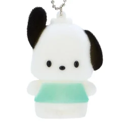 Japan Original Pochacco Flocked Keychain Mascot