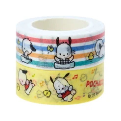 Japan Original Pochacco 2-Piece Washi Tape Set
