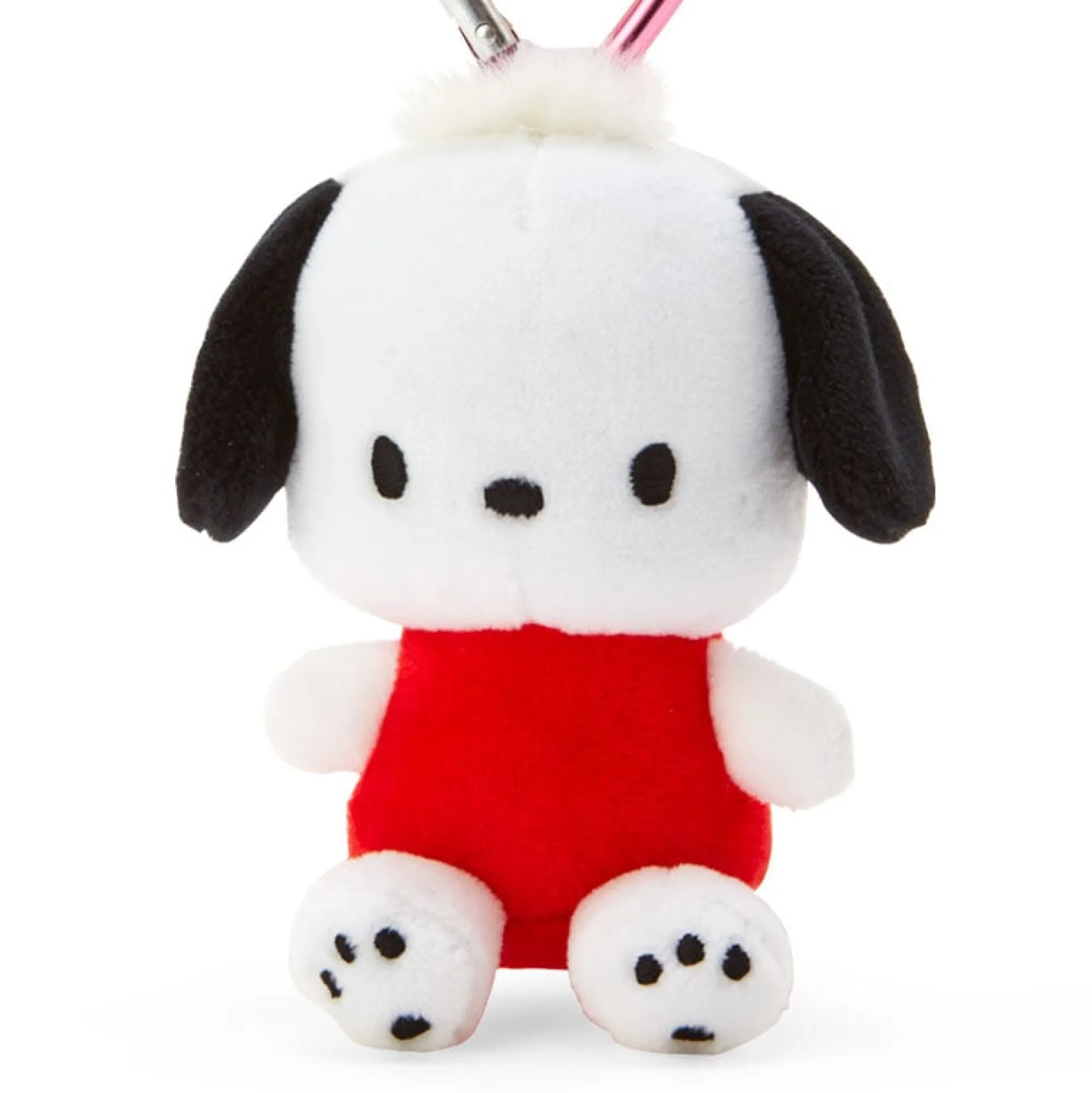 Japan Original Pochacco Plush Mascot All My Heart Keychain
