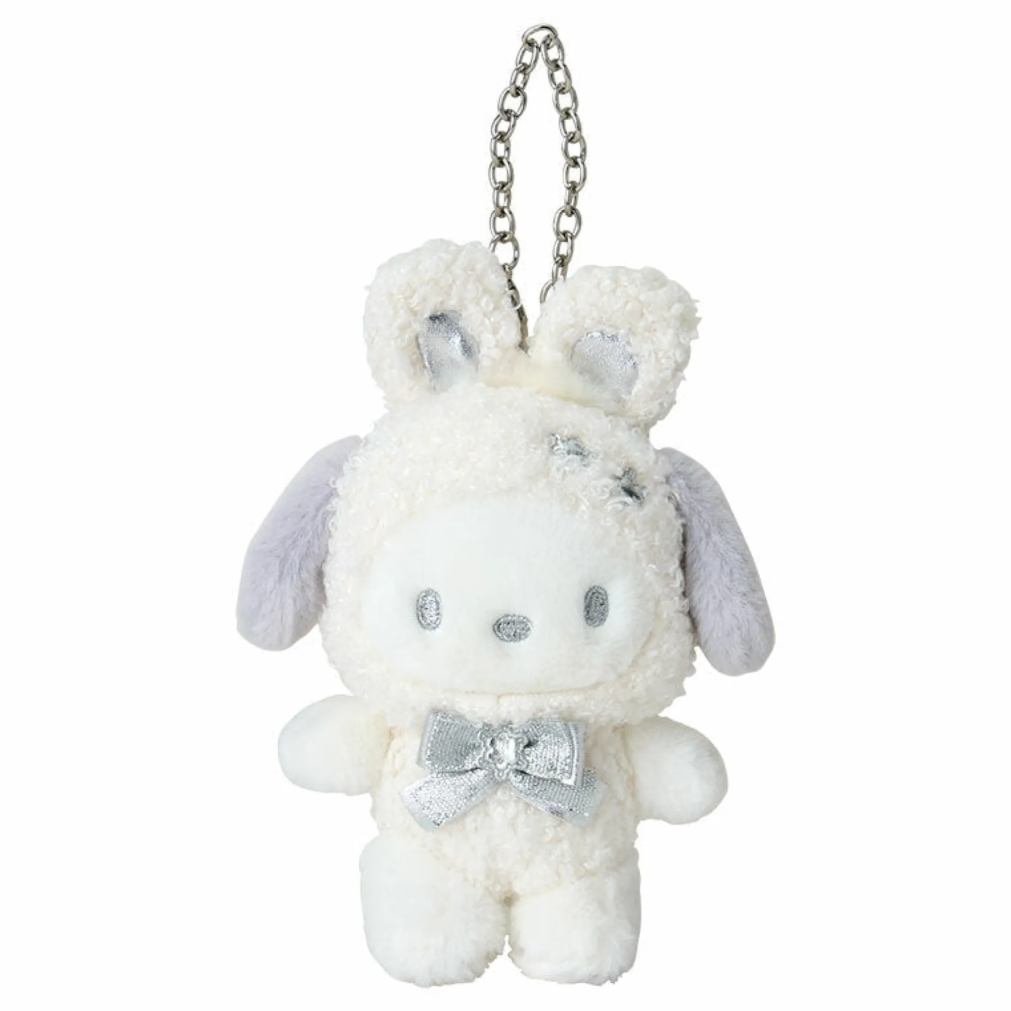 Japan Original Pochacco Plush Mascot Bag Charm (Snow Bunny Series)