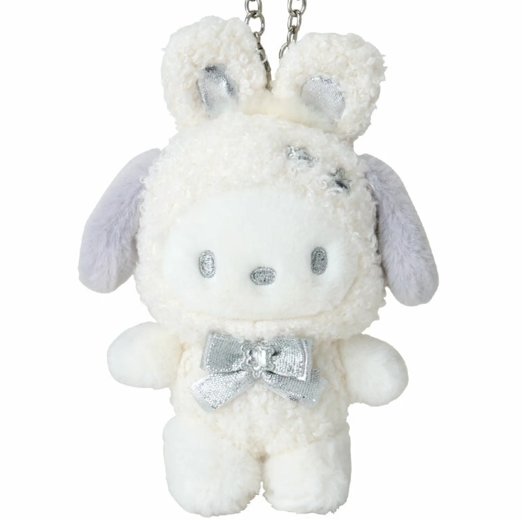 Japan Original Pochacco Plush Mascot Bag Charm (Snow Bunny Series)