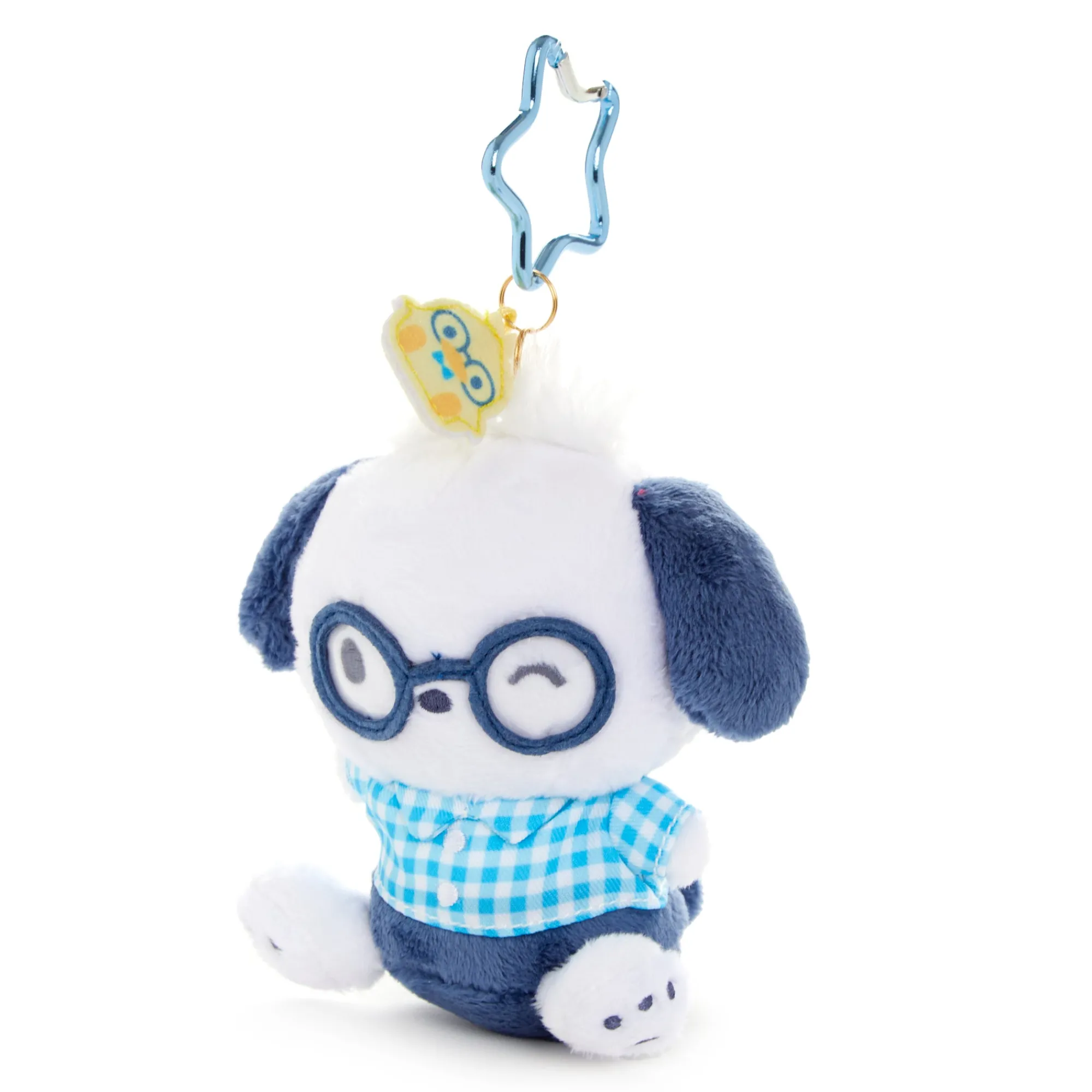 Global Original Pochacco Plush Mascot Keychain (Glasses Series)