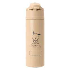 Japan Original Pochacco Stainless Steel Water Bottle with Neoprene Carrier