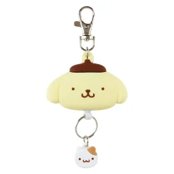 Japan Original Pompompurin Bestie Face Badge Reel