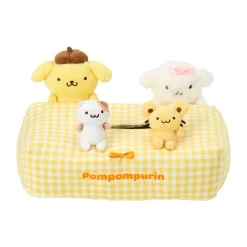 Japan Original Pompompurin Besties Soft Tissue Box Cover