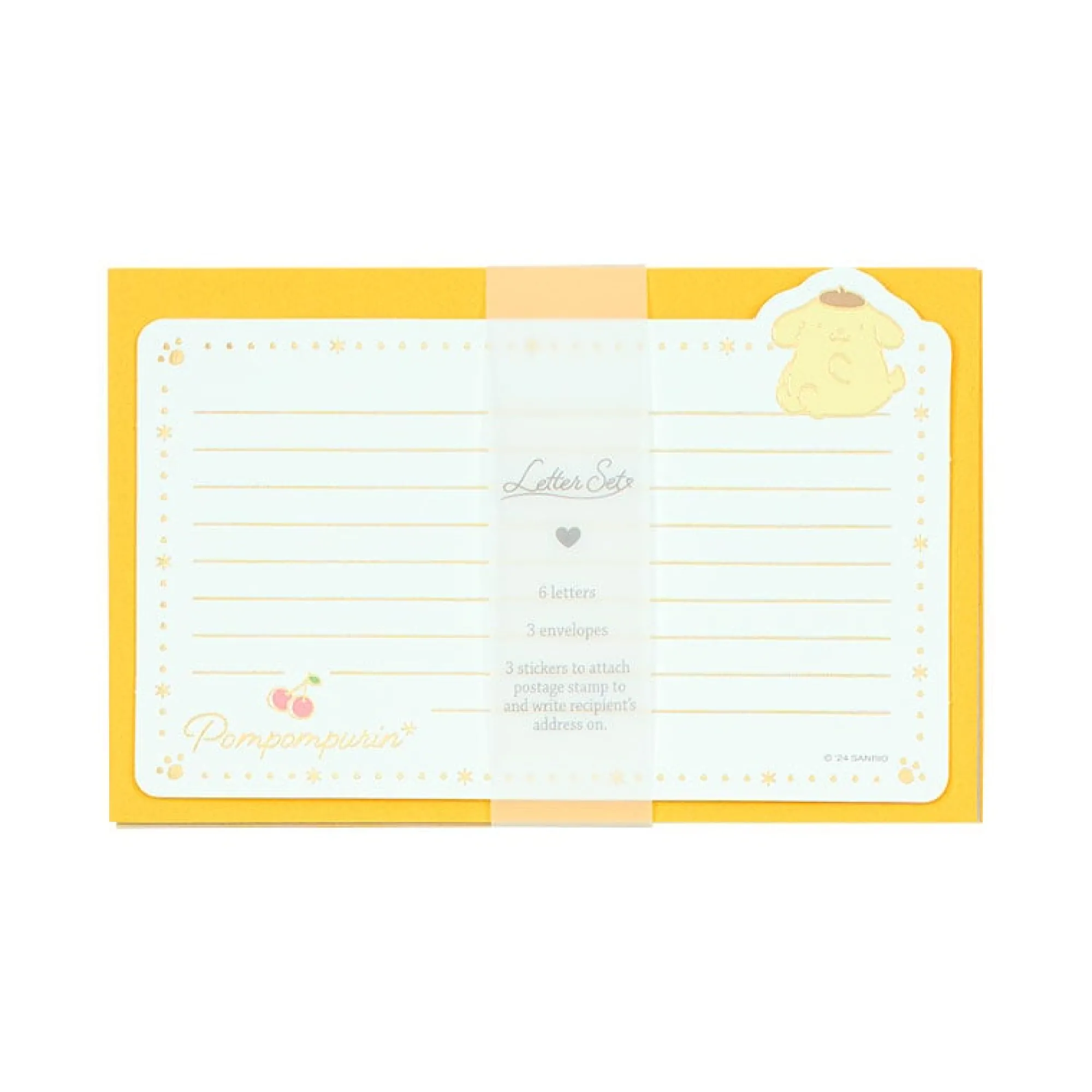 Japan Original Pompompurin Classic Enclosure Letter Set
