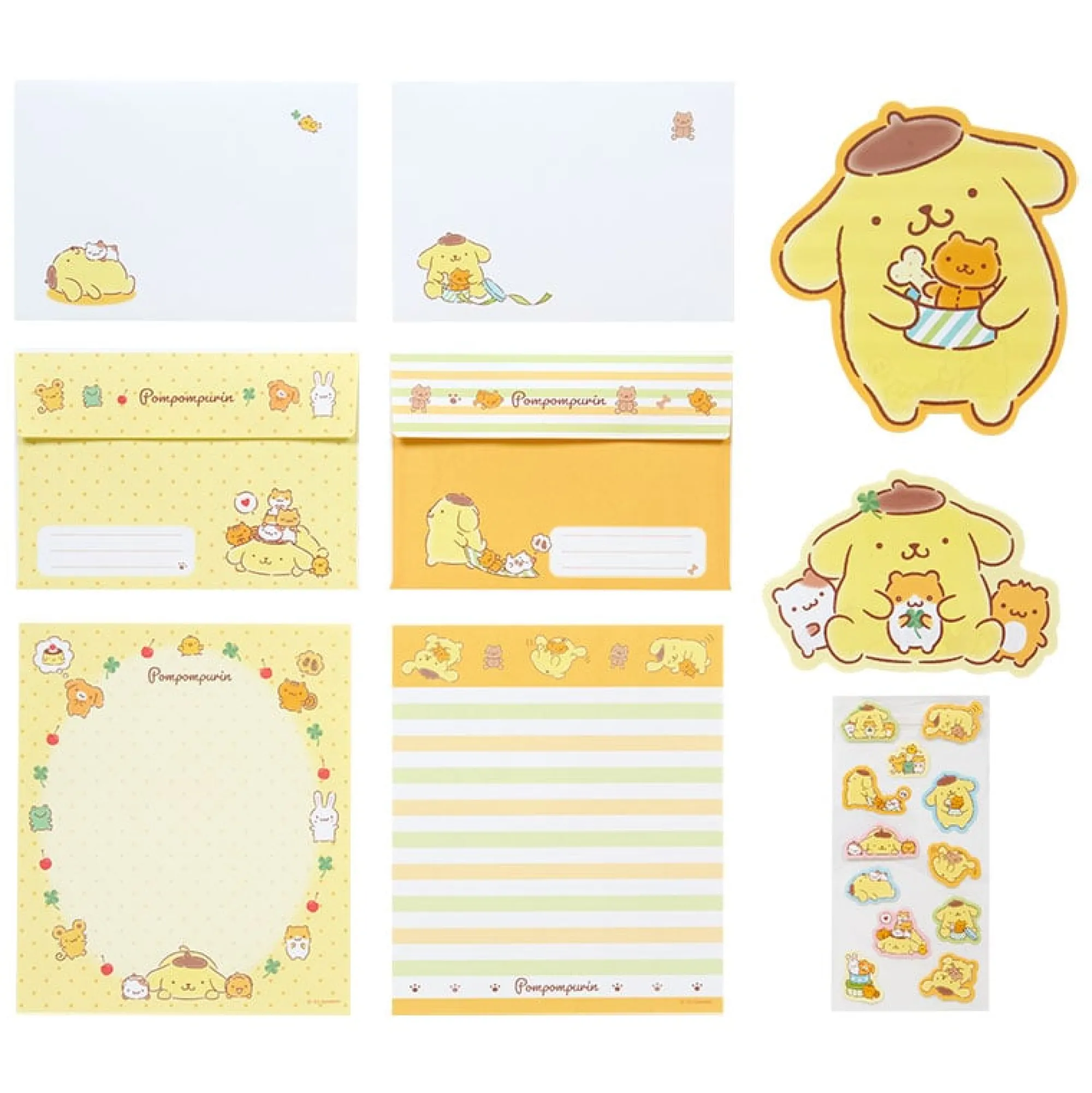 Japan Original Pompompurin Classic Letter Set