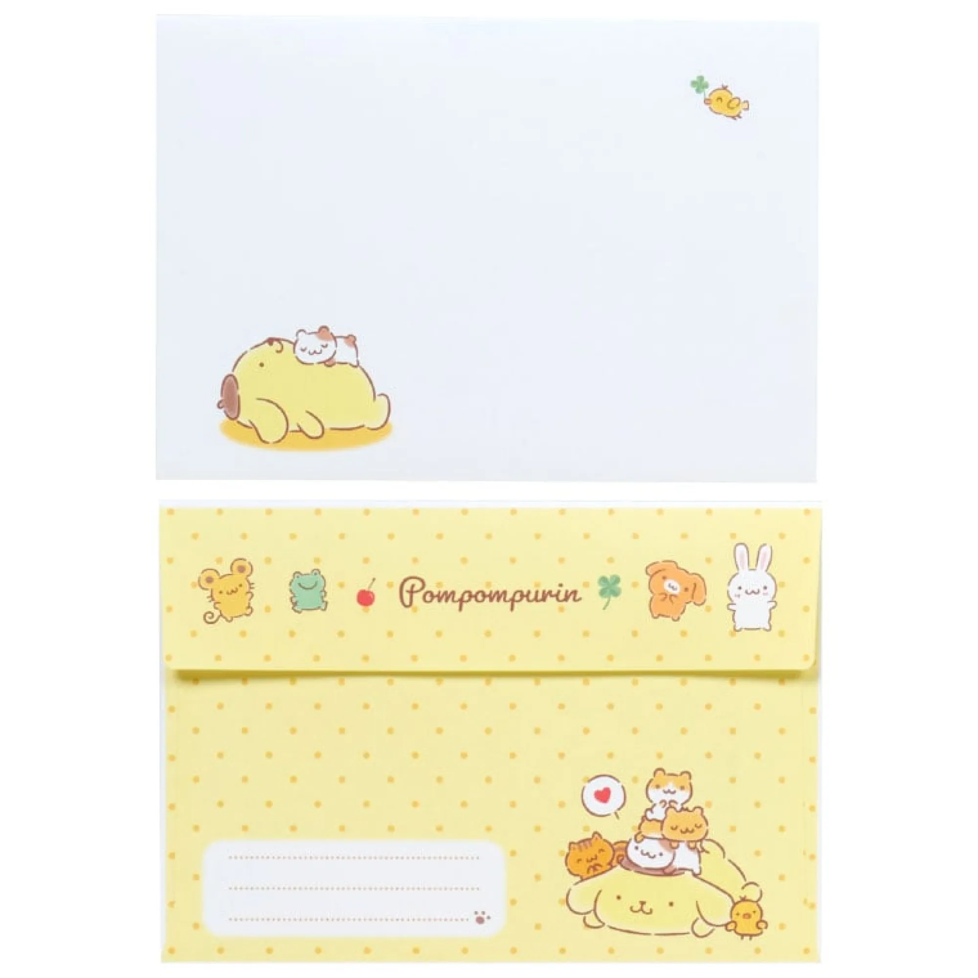 Japan Original Pompompurin Classic Letter Set