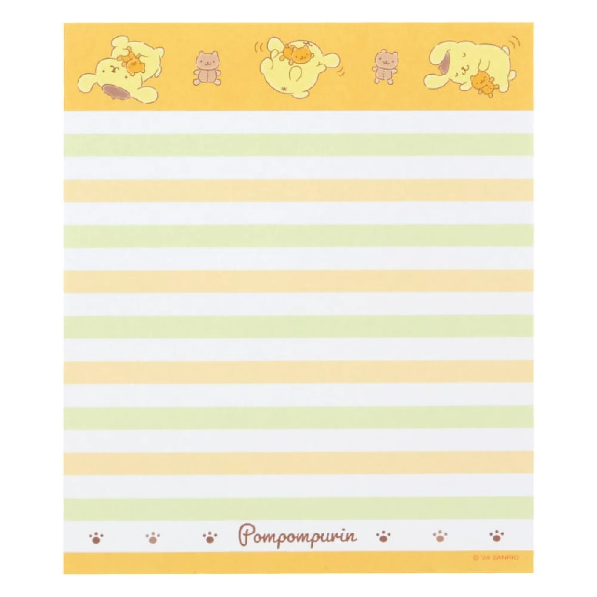 Japan Original Pompompurin Classic Letter Set