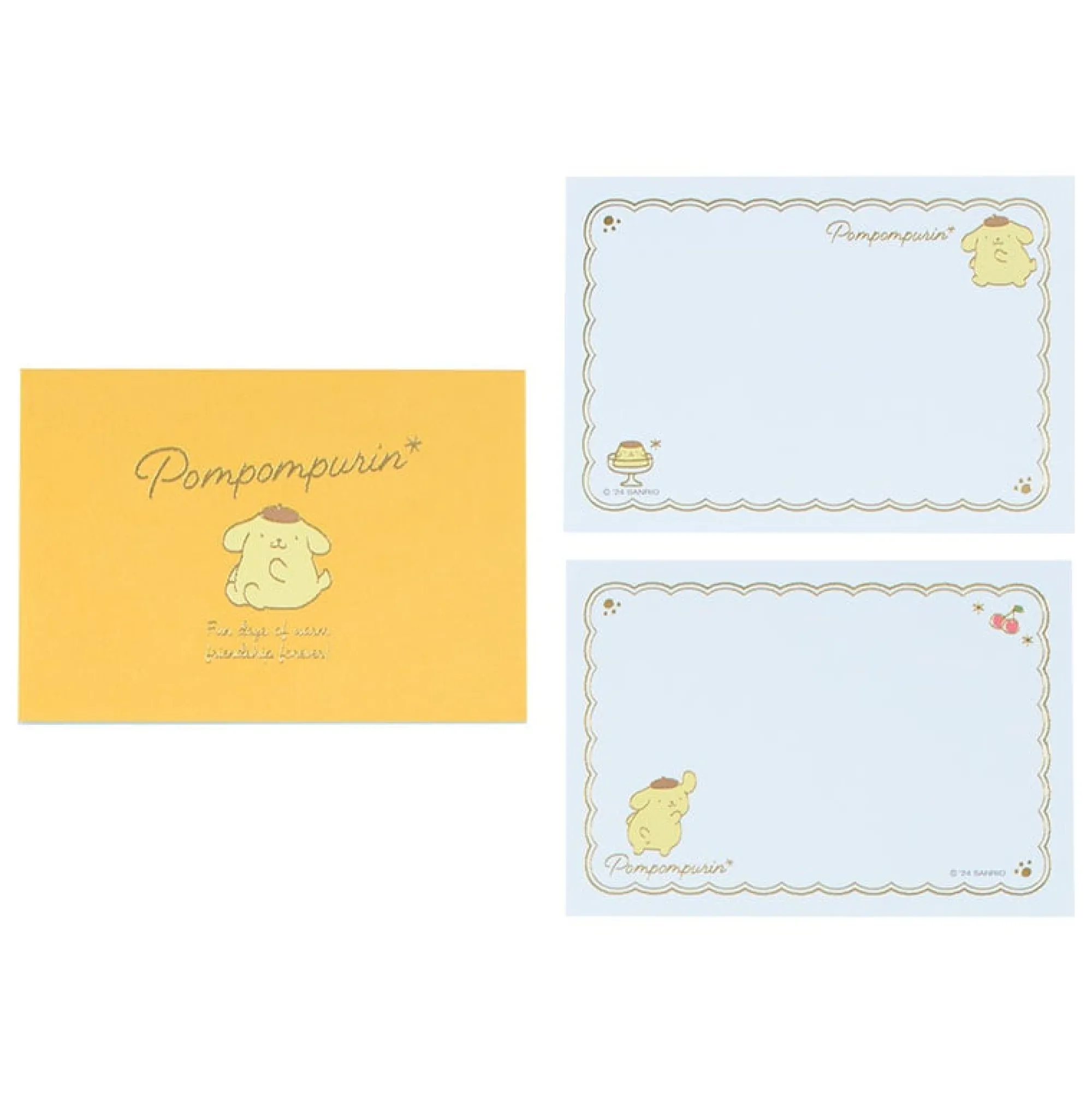 Japan Original Pompompurin Classic Mini Memo Pad
