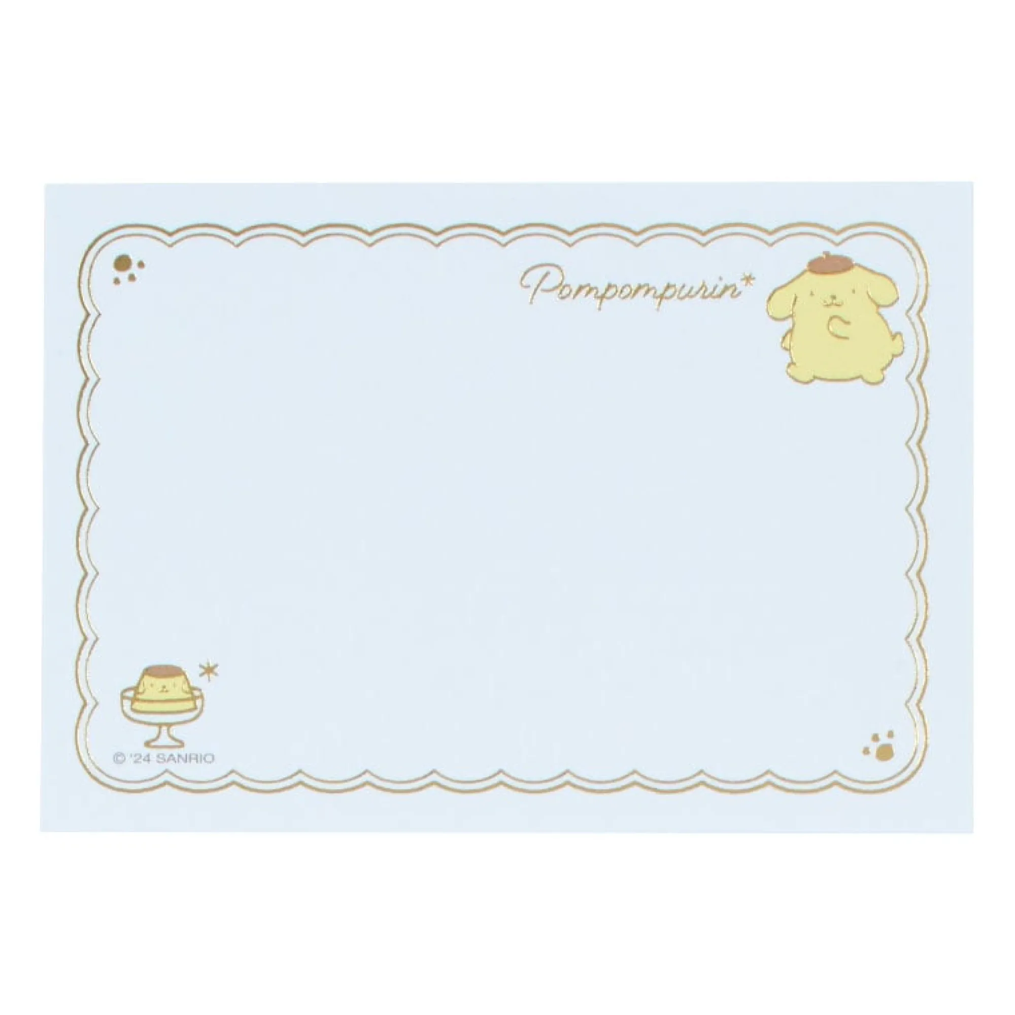 Japan Original Pompompurin Classic Mini Memo Pad