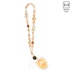 Hamee.com - Hamee US Pompompurin Latte Bear Beaded Charm Mobile Phone Wrist Strap