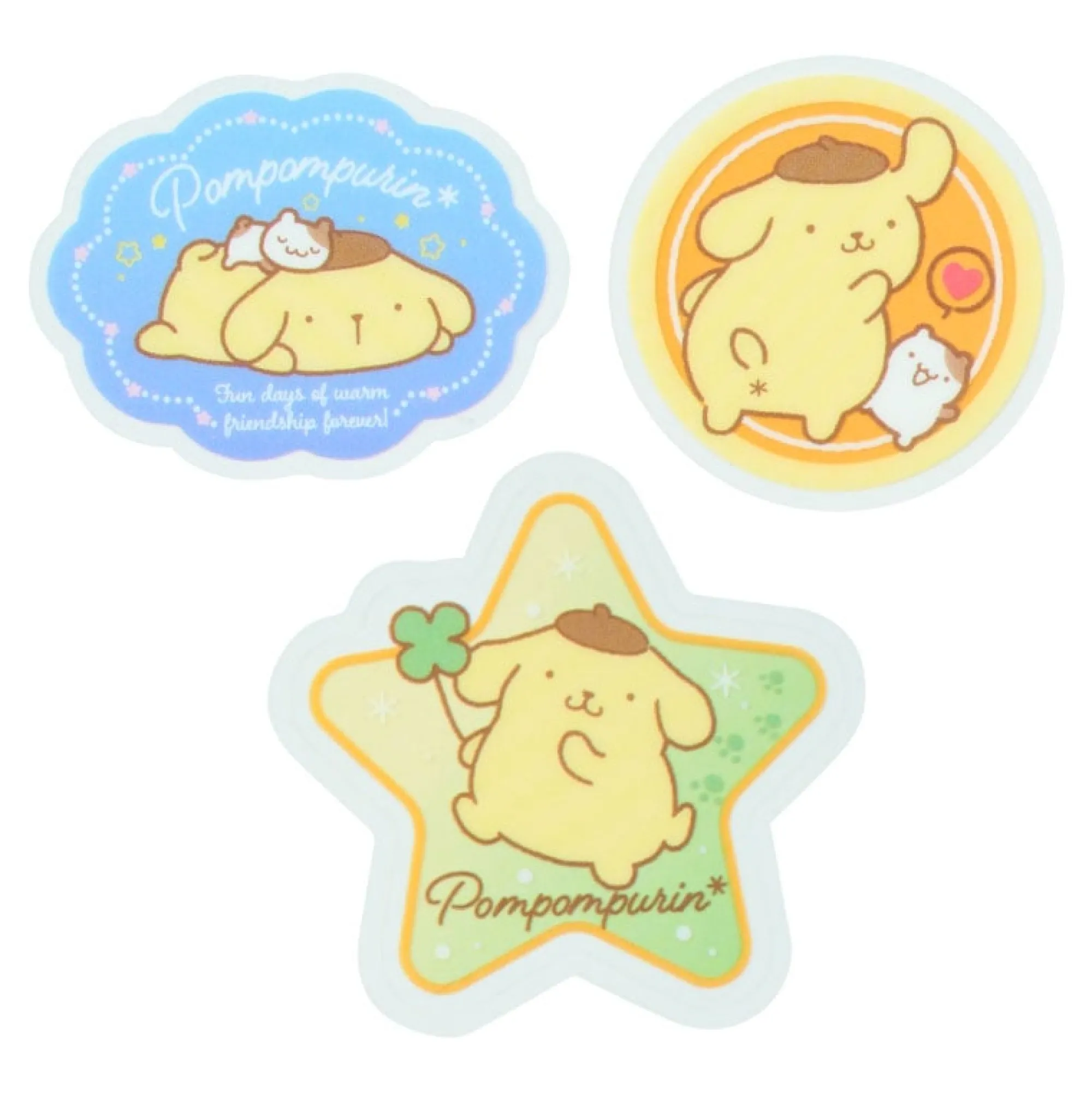 Japan Original Pompompurin 30-pc Mini Sticker Set