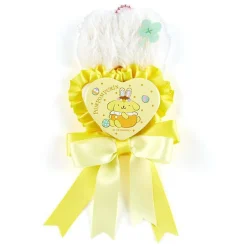 Japan Original Pompompurin Rosette Badge (Spring Things Series)