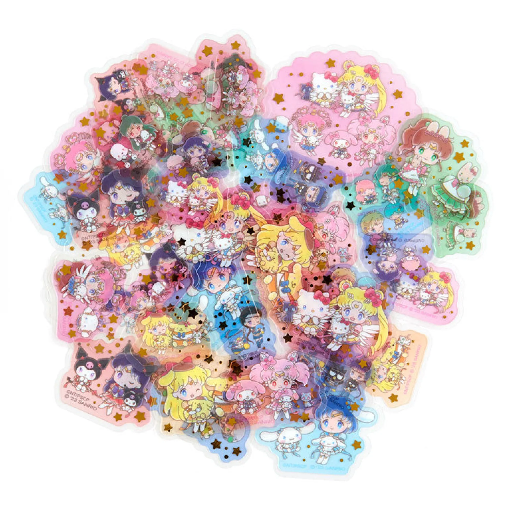 Japan Original Pretty Guardian Sailor Moon Cosmos 44-pc Sticker Set