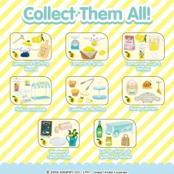 Hamee.com - Hamee US Re-Ment Cinnamoroll's Lemonade Stand Blind Box Figure Set