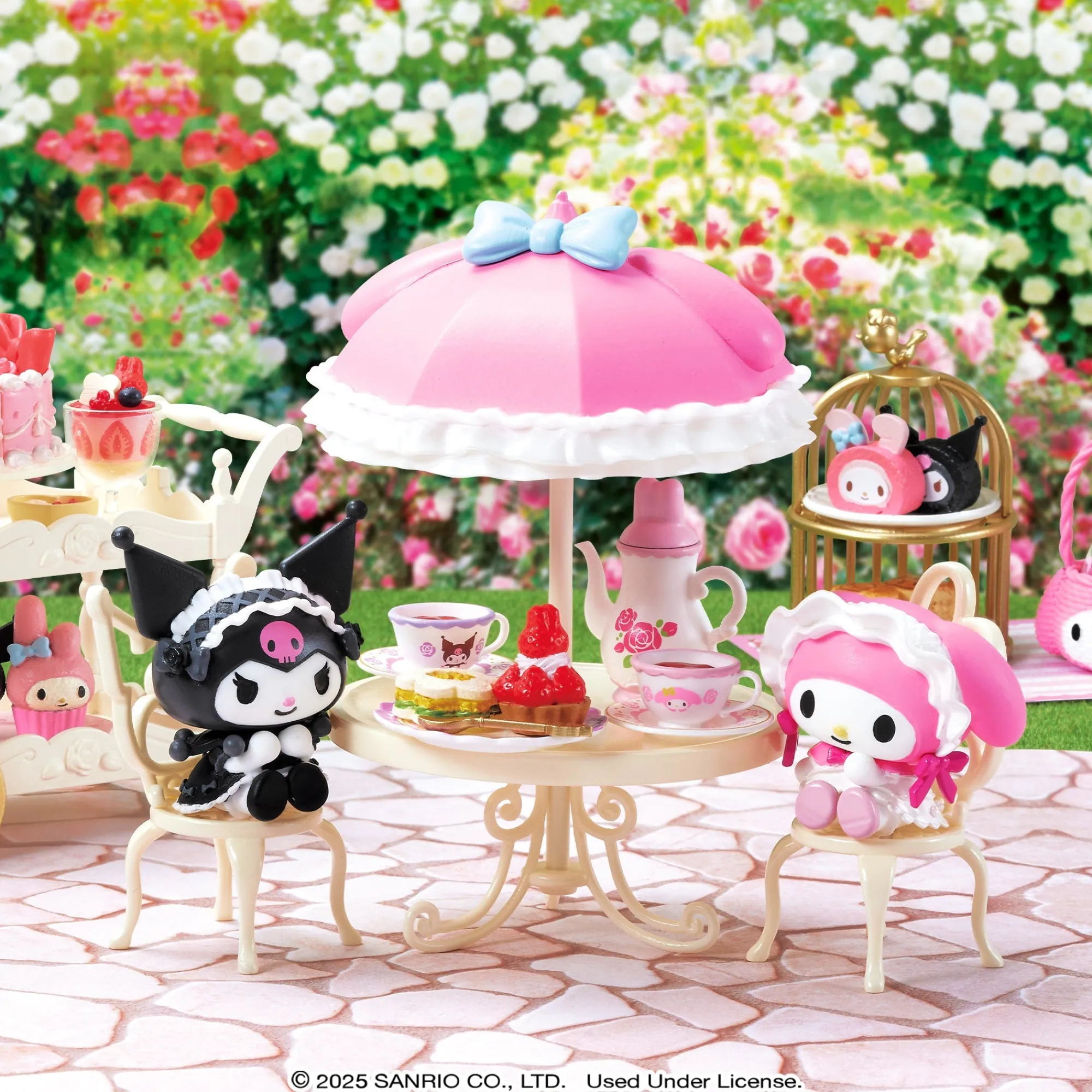 Hamee.com - Hamee US Re-Ment My Melody & Kuromi Sweet Tea Party Blind Box Figure Set