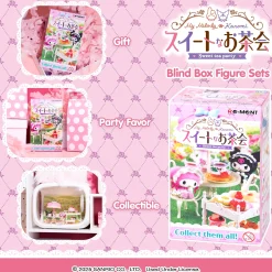 Hamee.com - Hamee US Re-Ment My Melody & Kuromi Sweet Tea Party Blind Box Figure Set
