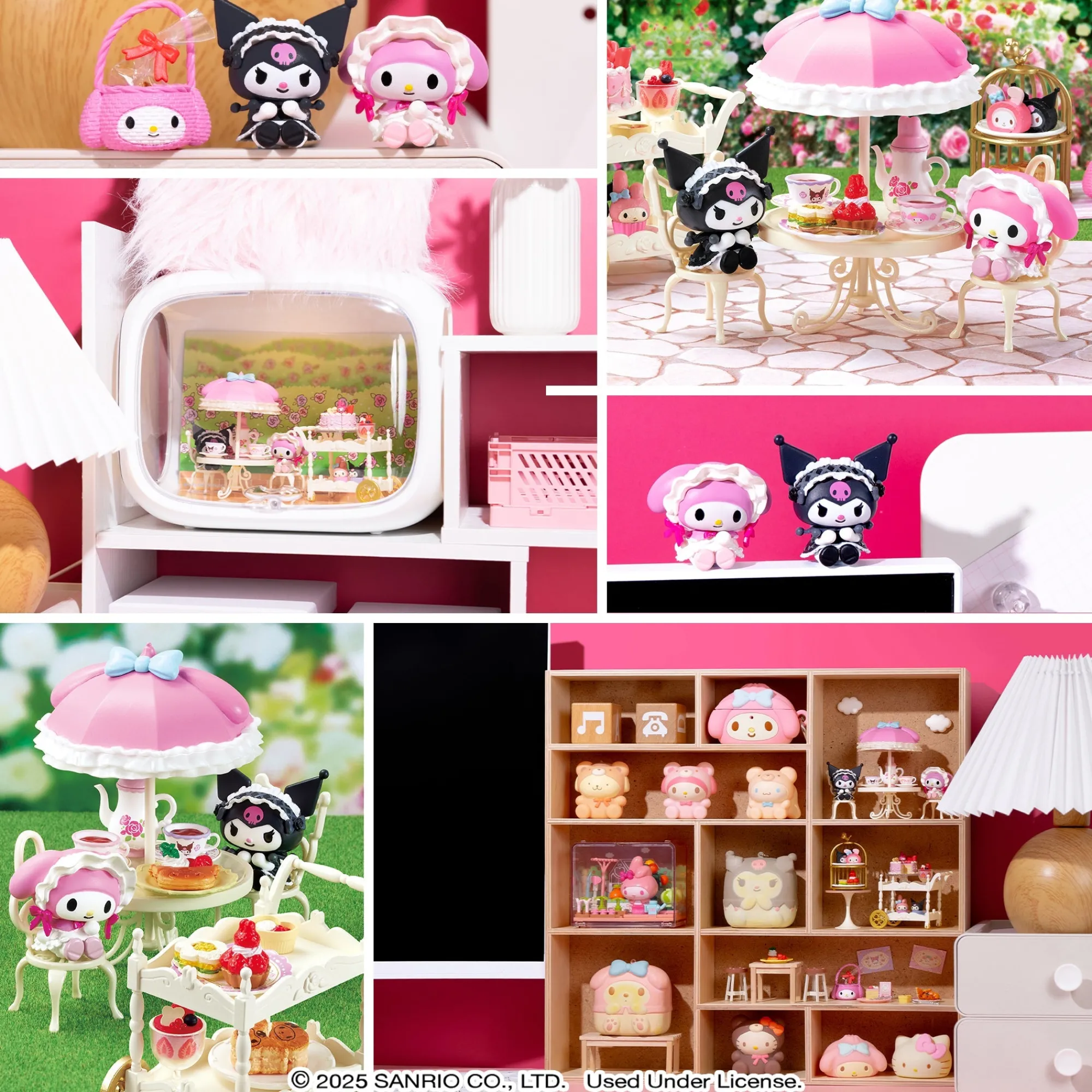 Hamee.com - Hamee US Re-Ment My Melody & Kuromi Sweet Tea Party Blind Box Figure Set