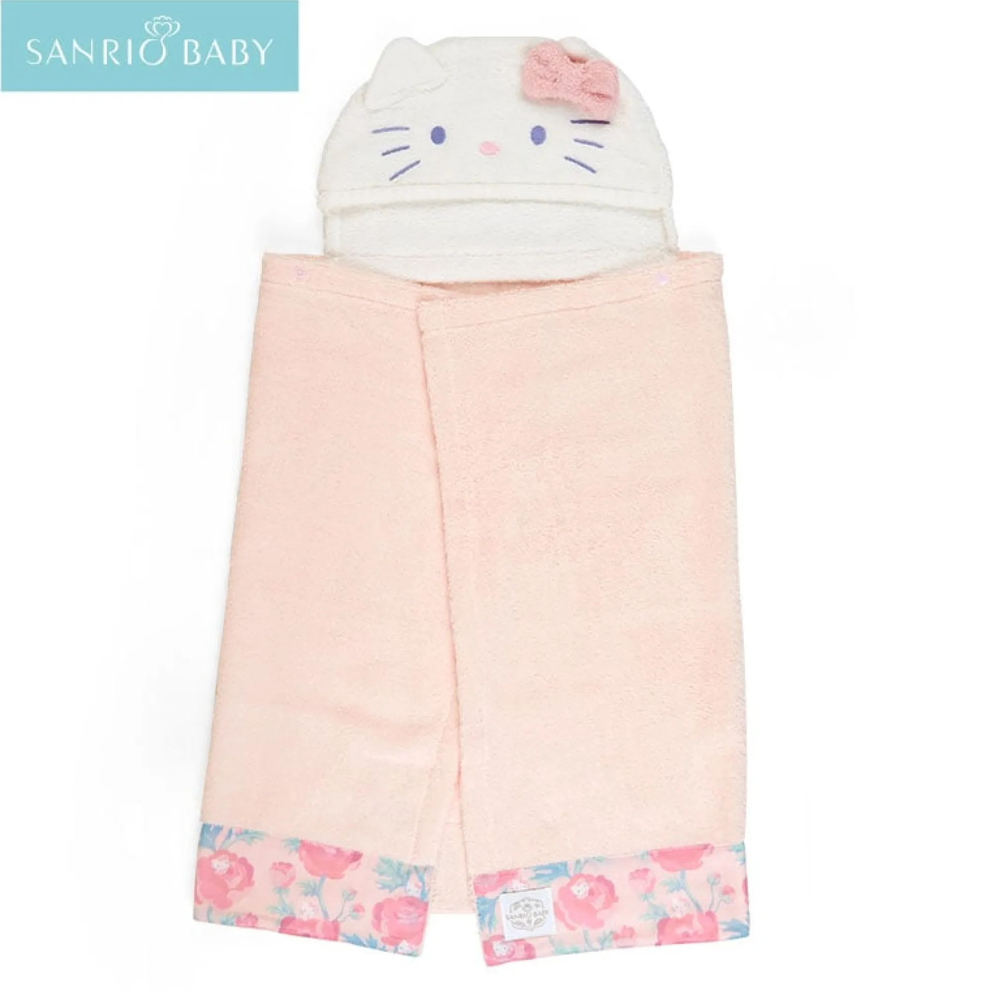 Kids Japan Original Sanrio Baby Hello Kitty Hooded Bath Wrap
