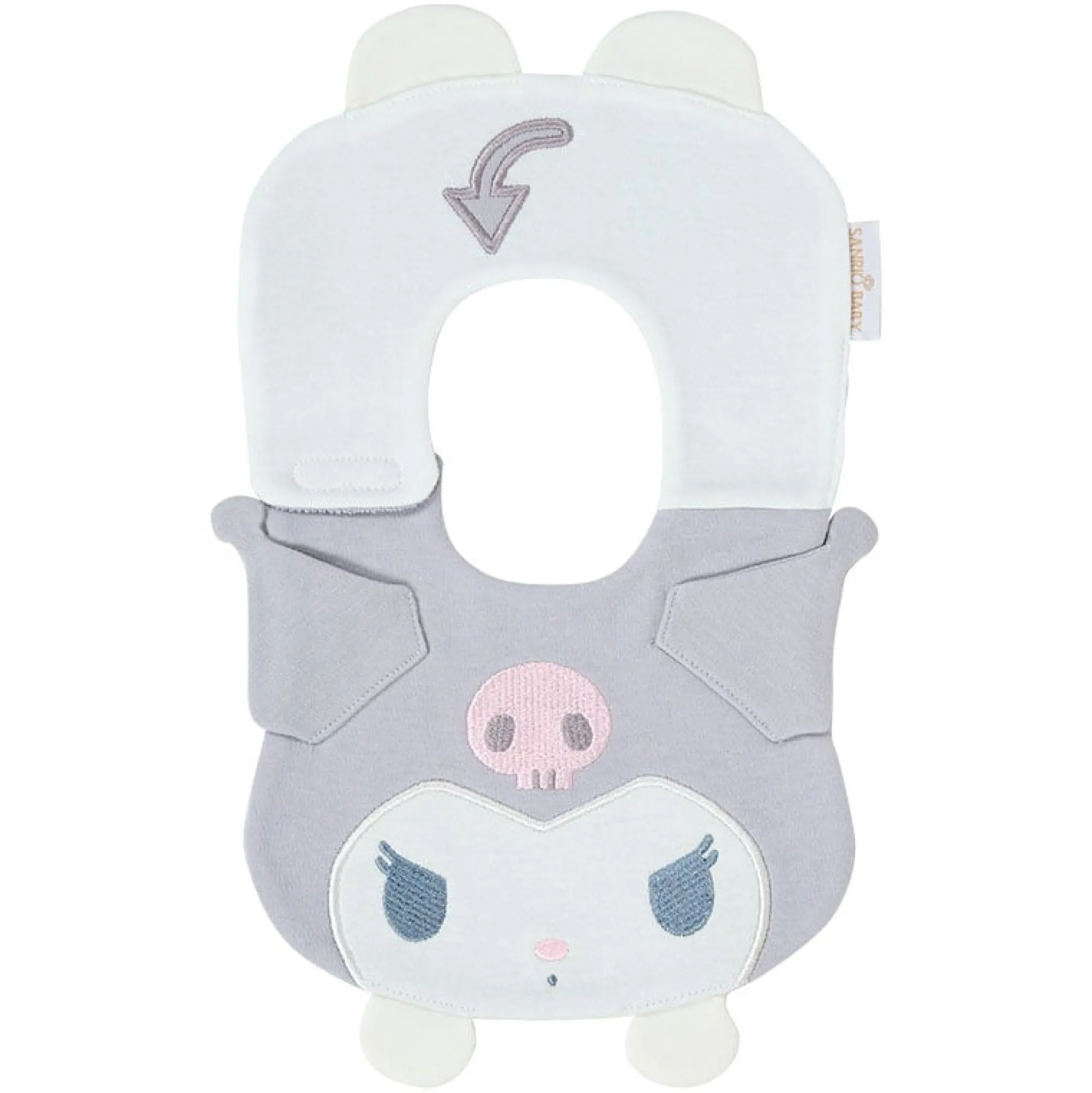 Kids Japan Original Sanrio Baby Organic Cotton Kuromi Face Bib