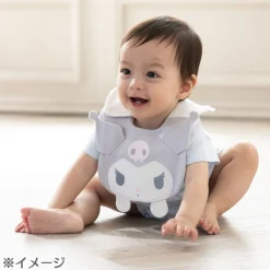 Kids Japan Original Sanrio Baby Organic Cotton Kuromi Face Bib