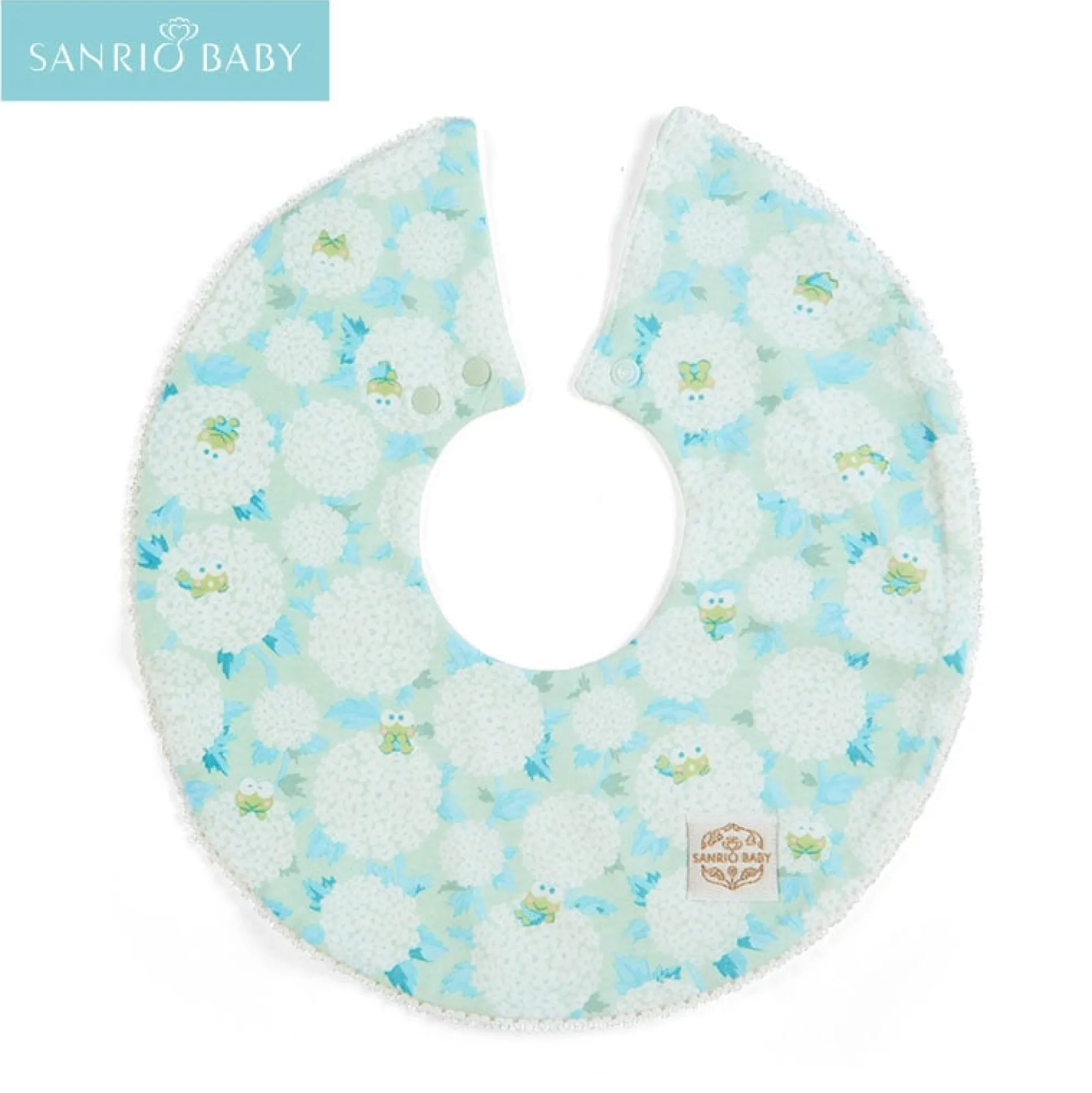 Kids Japan Original Sanrio Baby Organic Cotton Keroppi Bib