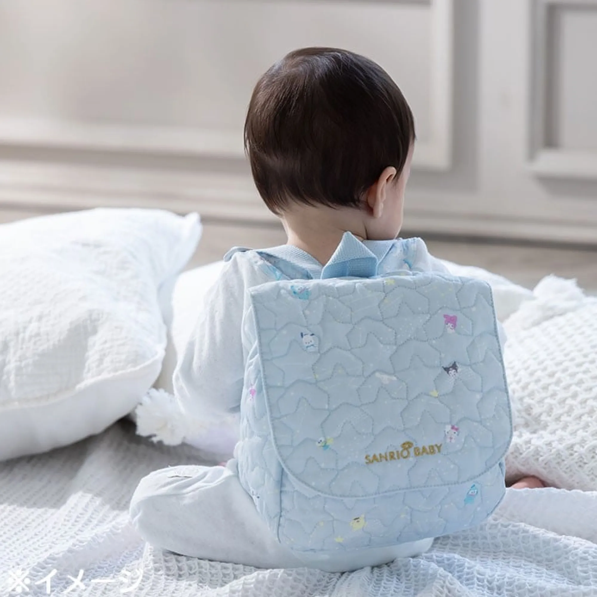 Kids Japan Original Sanrio Baby Organic Cotton Baby Backpack (Stars)