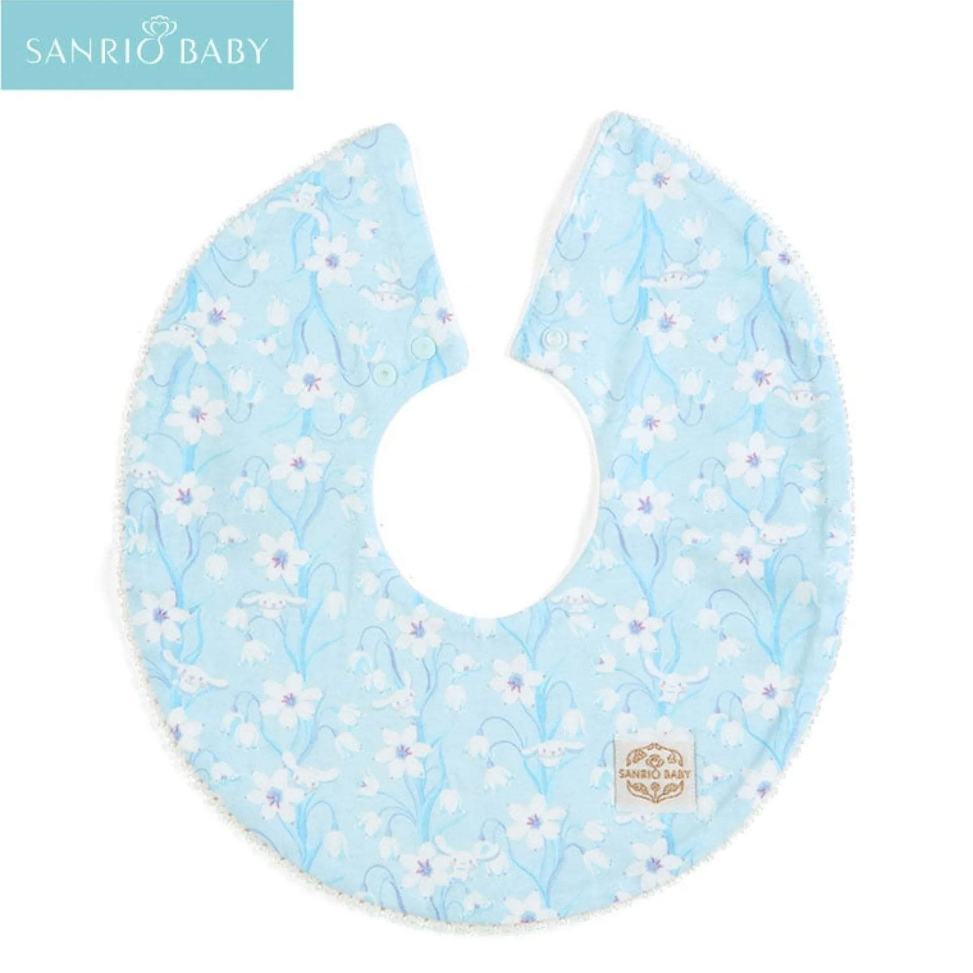 Kids Japan Original Sanrio Baby Organic Cotton Cinnamoroll Bib