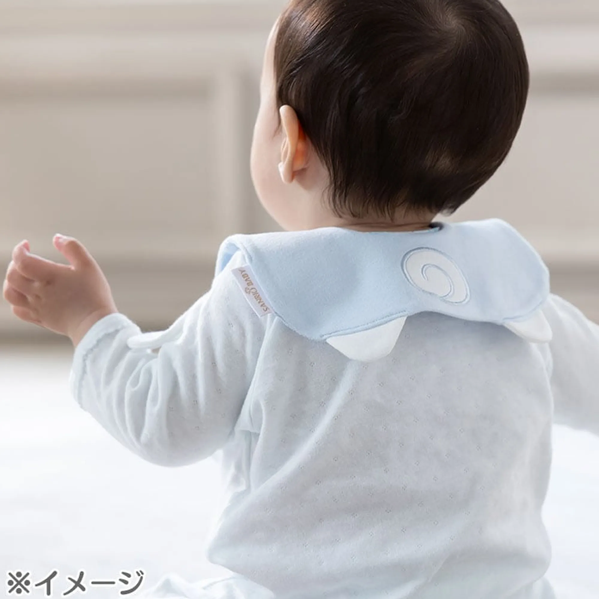 Kids Japan Original Sanrio Baby Organic Cotton Cinnamoroll Face Bib