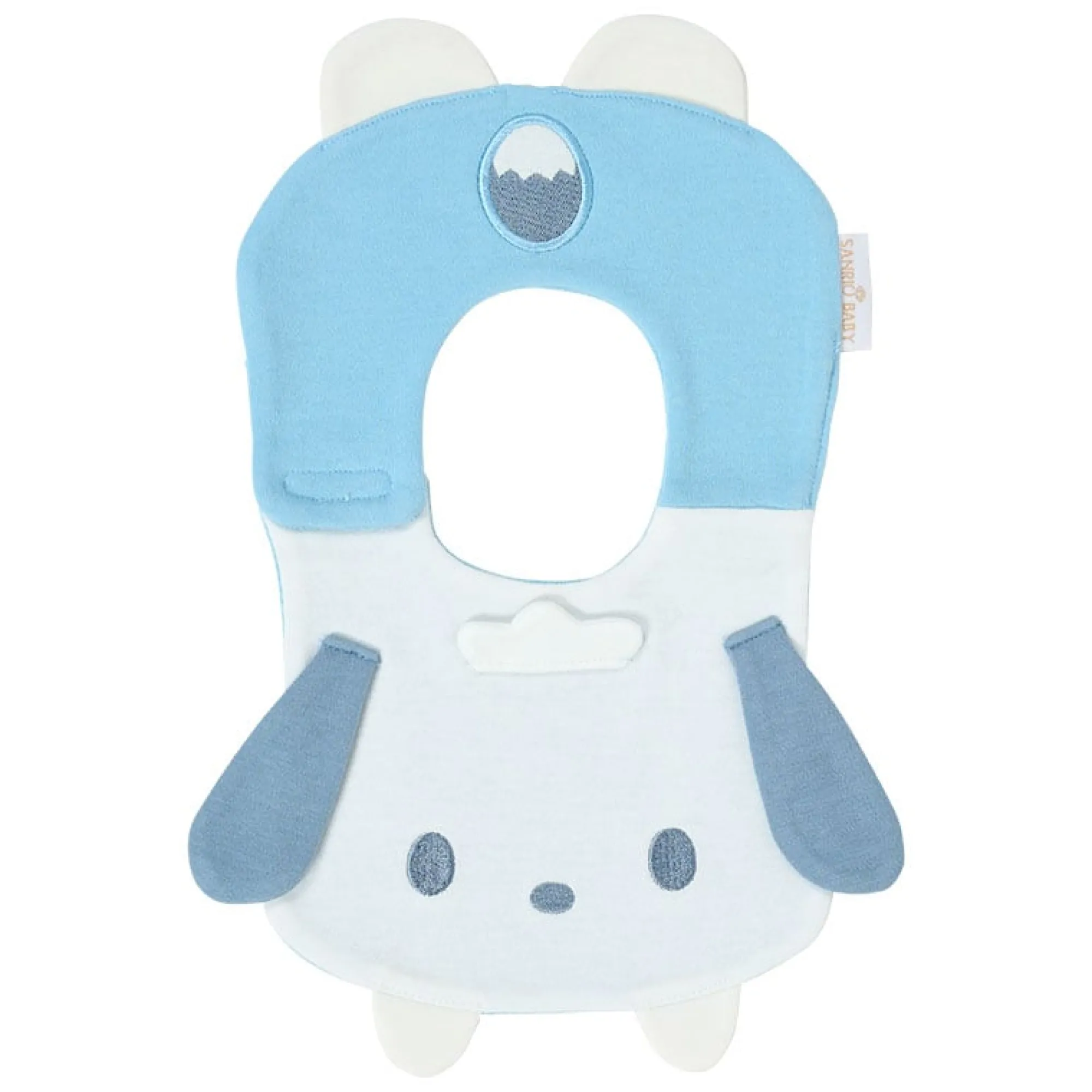 Kids Japan Original Sanrio Baby Organic Cotton Pochacco Face Bib