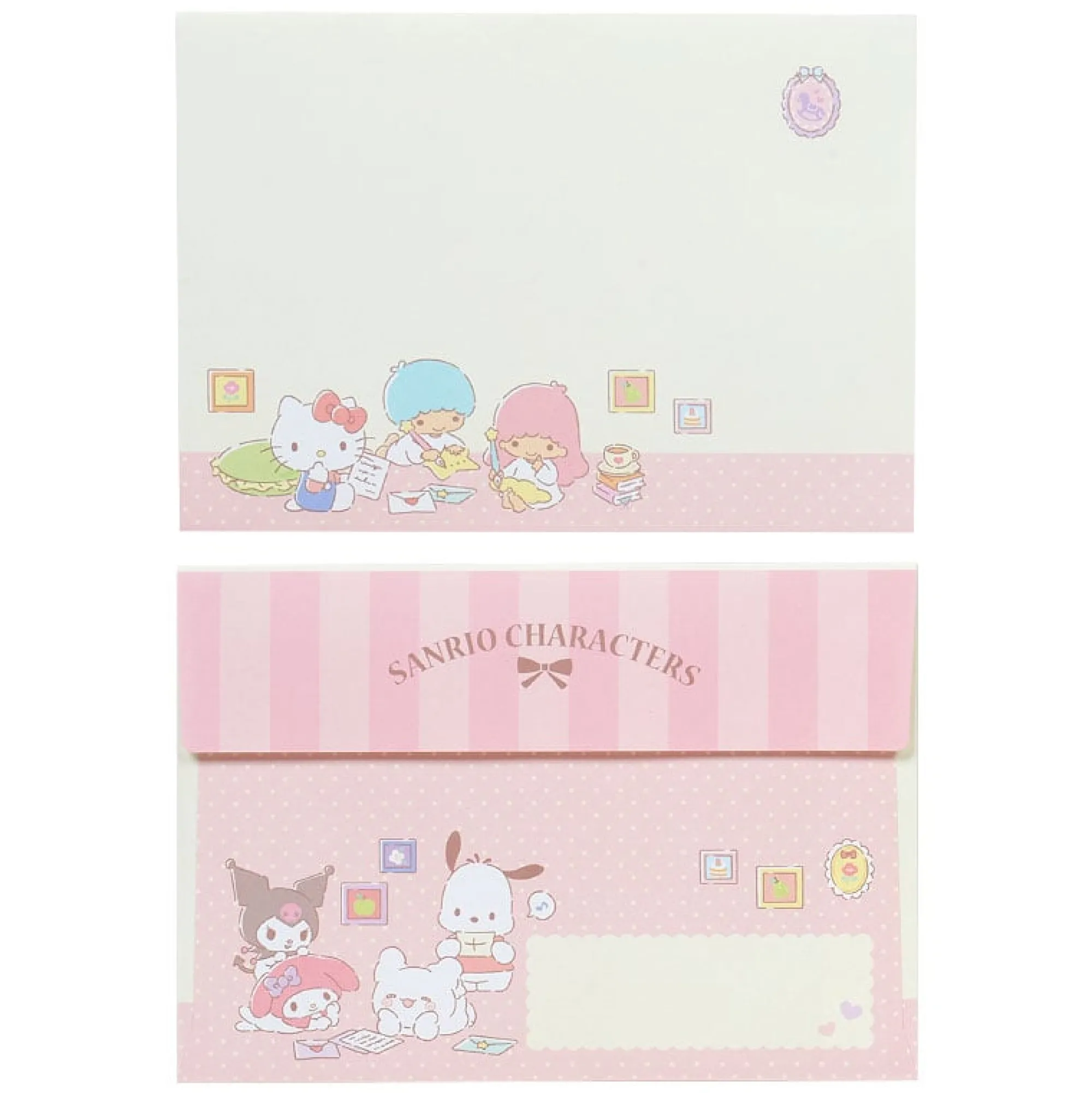 Japan Original Sanrio Characters Classic Letter Set