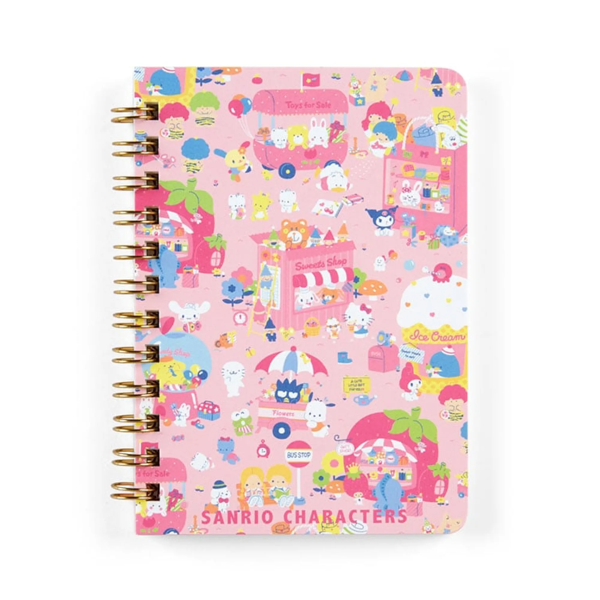 Japan Original Sanrio Characters Compact Ruled Notebook