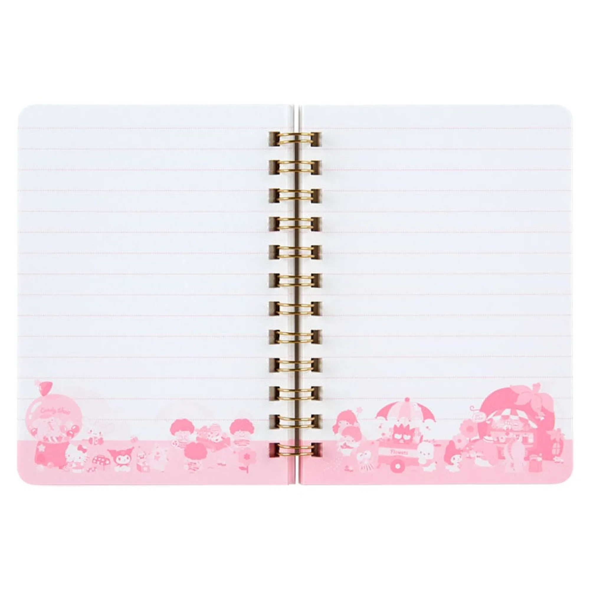 Japan Original Sanrio Characters Compact Ruled Notebook