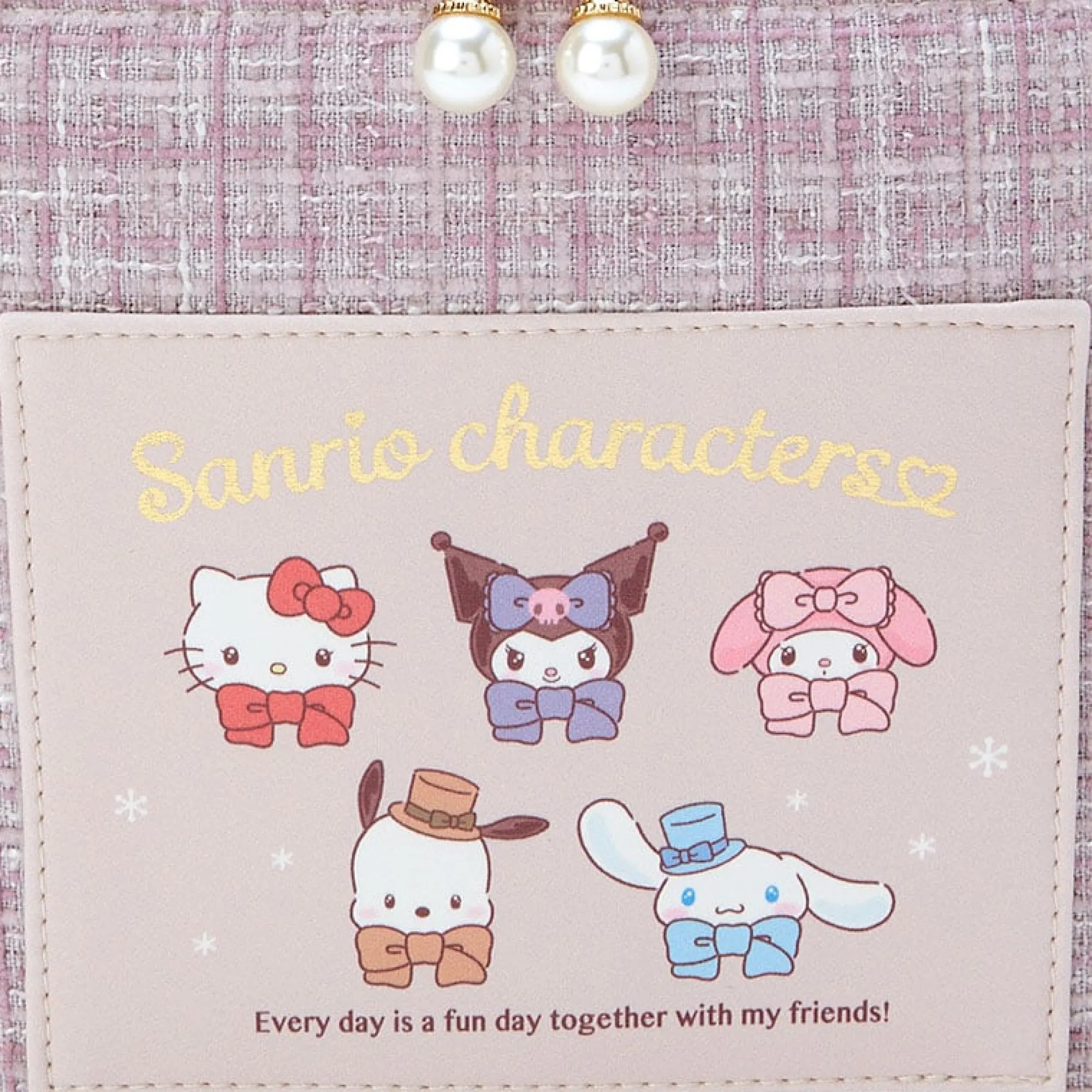 Japan Original Sanrio Characters Cosmetic Pouch (Winter Tweed Series)