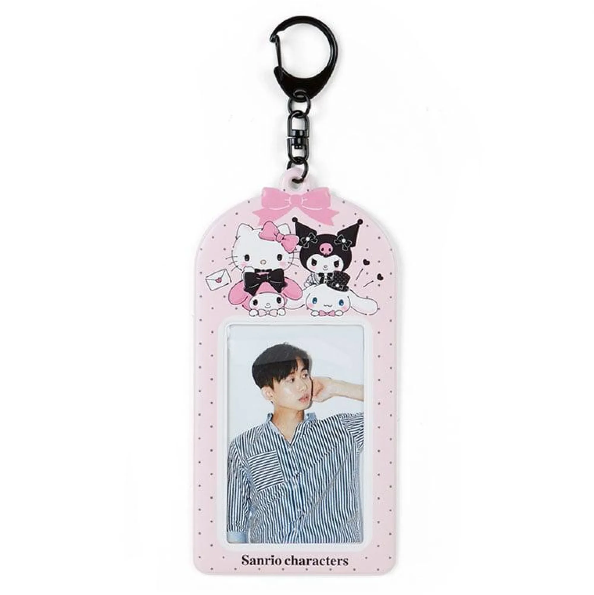 Japan Original Sanrio Characters ID Badge Holder & Sticker Set (Pretty Party Series)