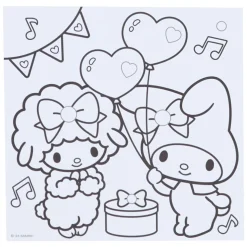 Kids Japan Original Sanrio Characters Mini Coloring & Sticker Set