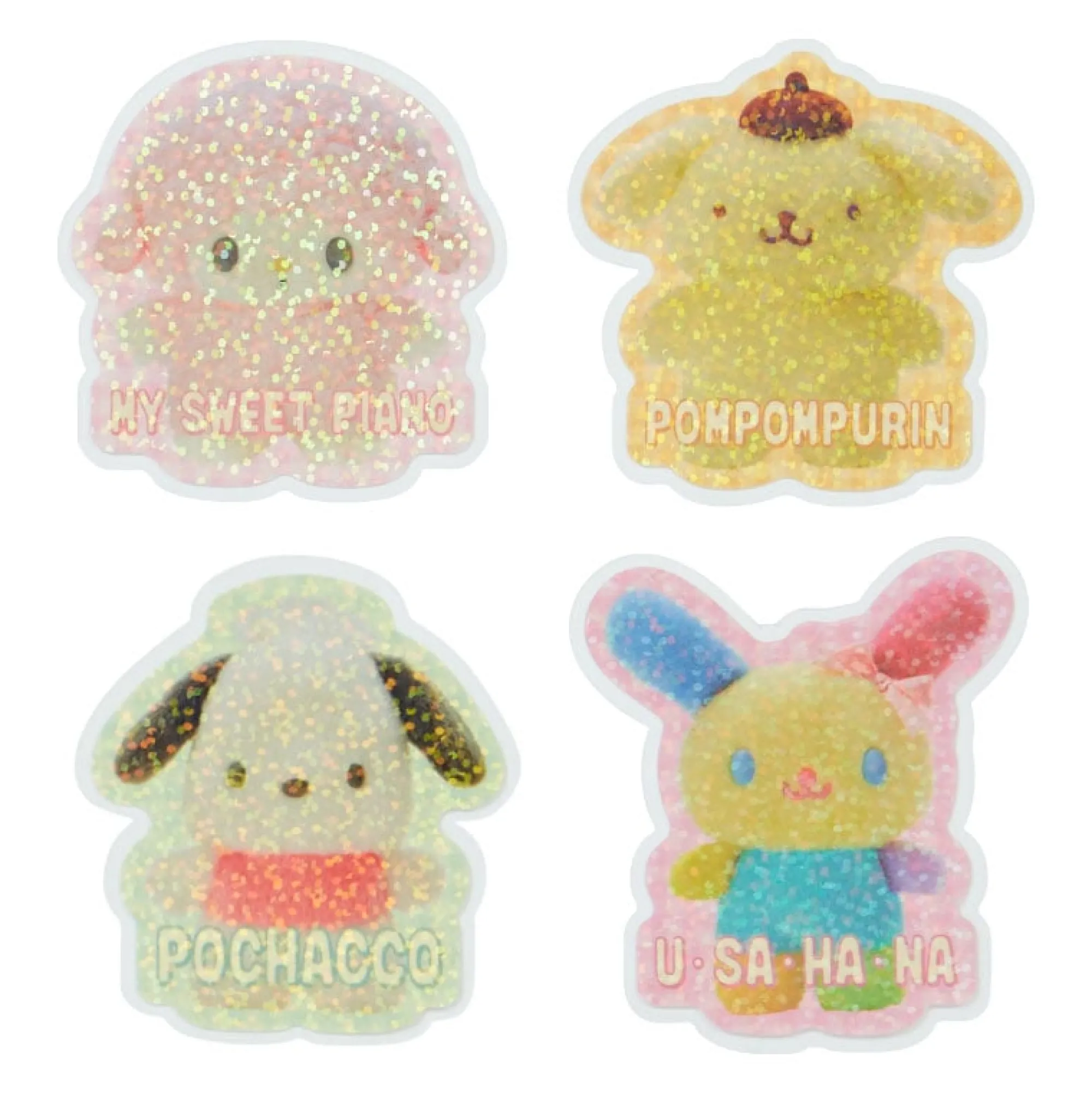 Japan Original Sanrio Characters 36-pc Mini Sticker Pack (Pitatto Friends Series)