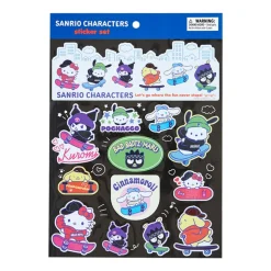 Japan Original Sanrio Characters 13-pc Sticker Sheet (Sk8r Squad Series)