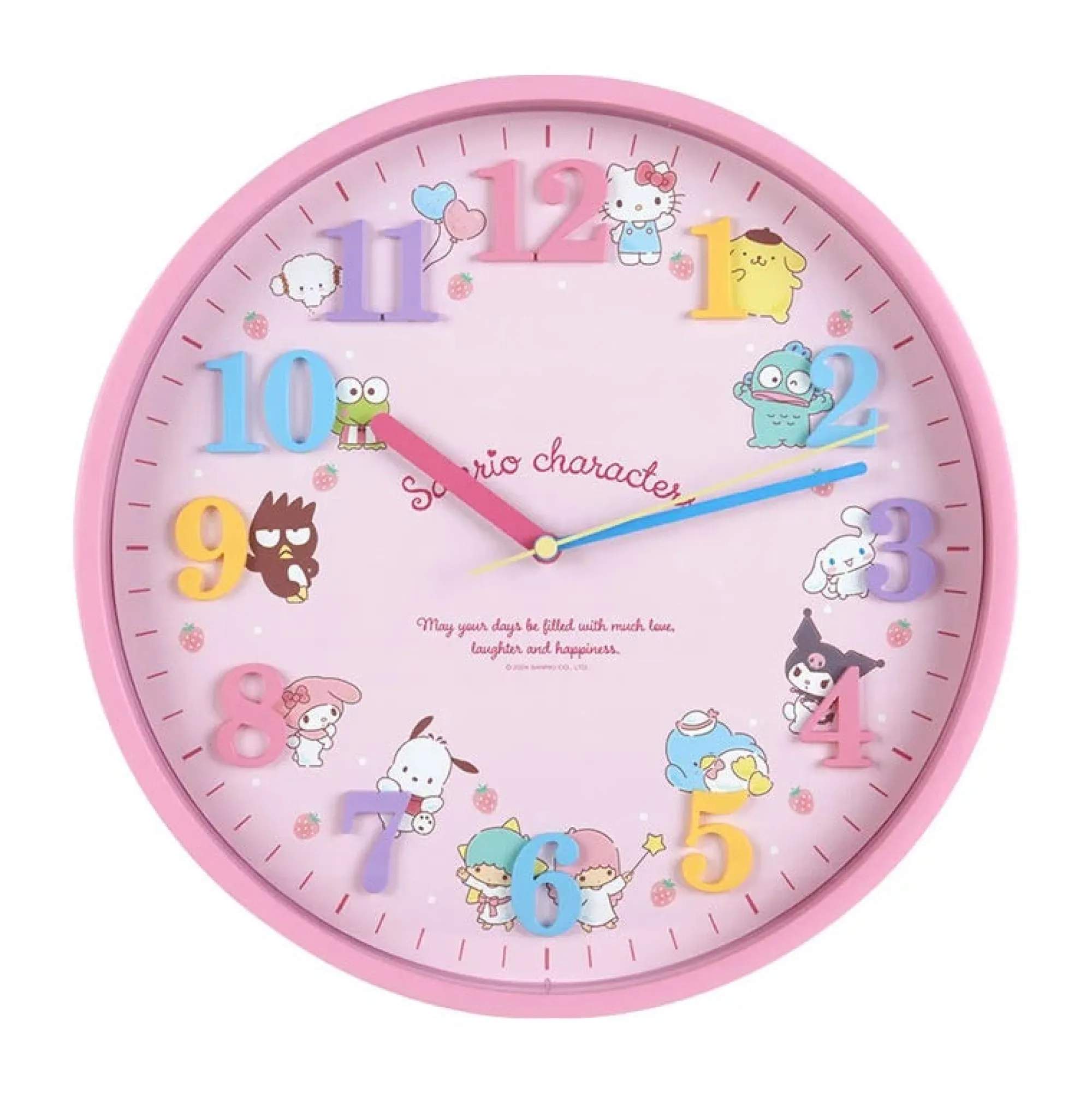 Japan Original Sanrio Characters Wall Clock
