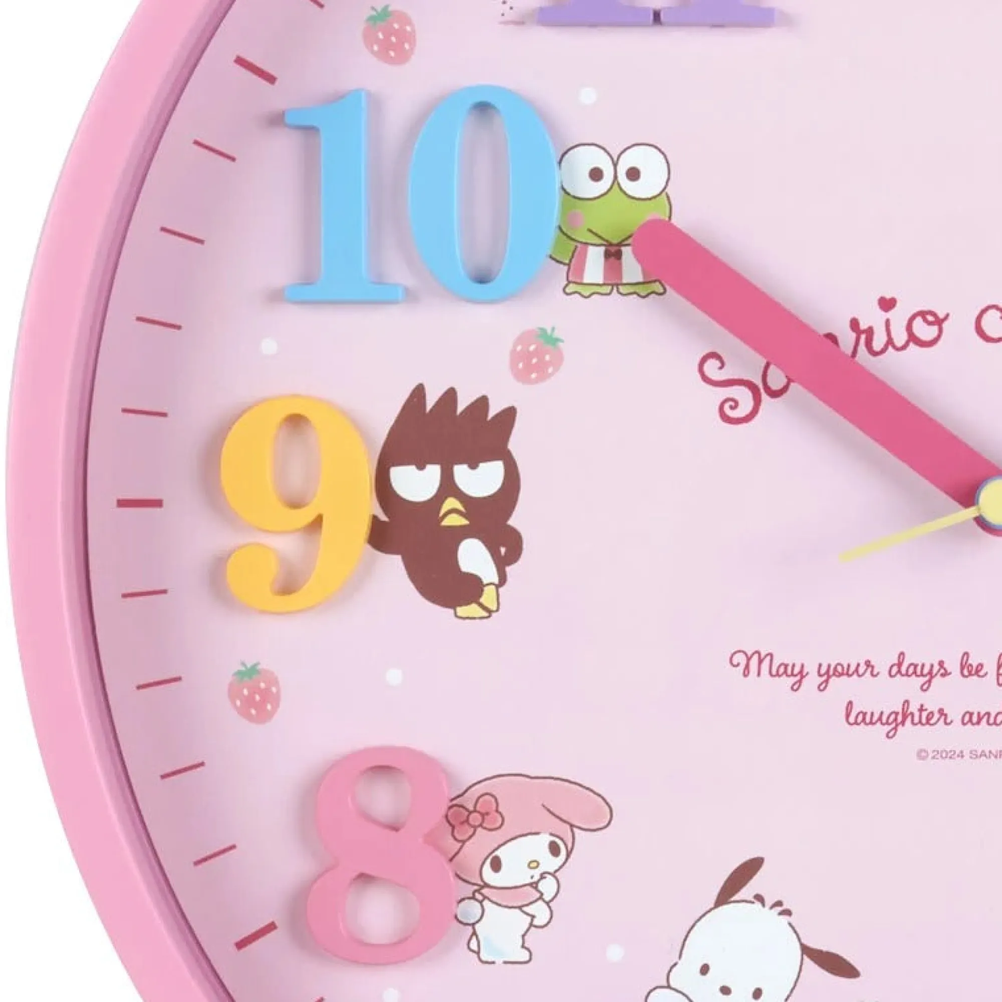 Japan Original Sanrio Characters Wall Clock
