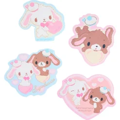 Japan Original Sugarbunnies 16-pc Sticker Pack (Heisei Fluffy Heart Series)