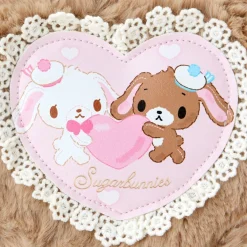Japan Original Sugarbunnies Plush Zipper Pouch (Heisei Fluffy Heart Series)