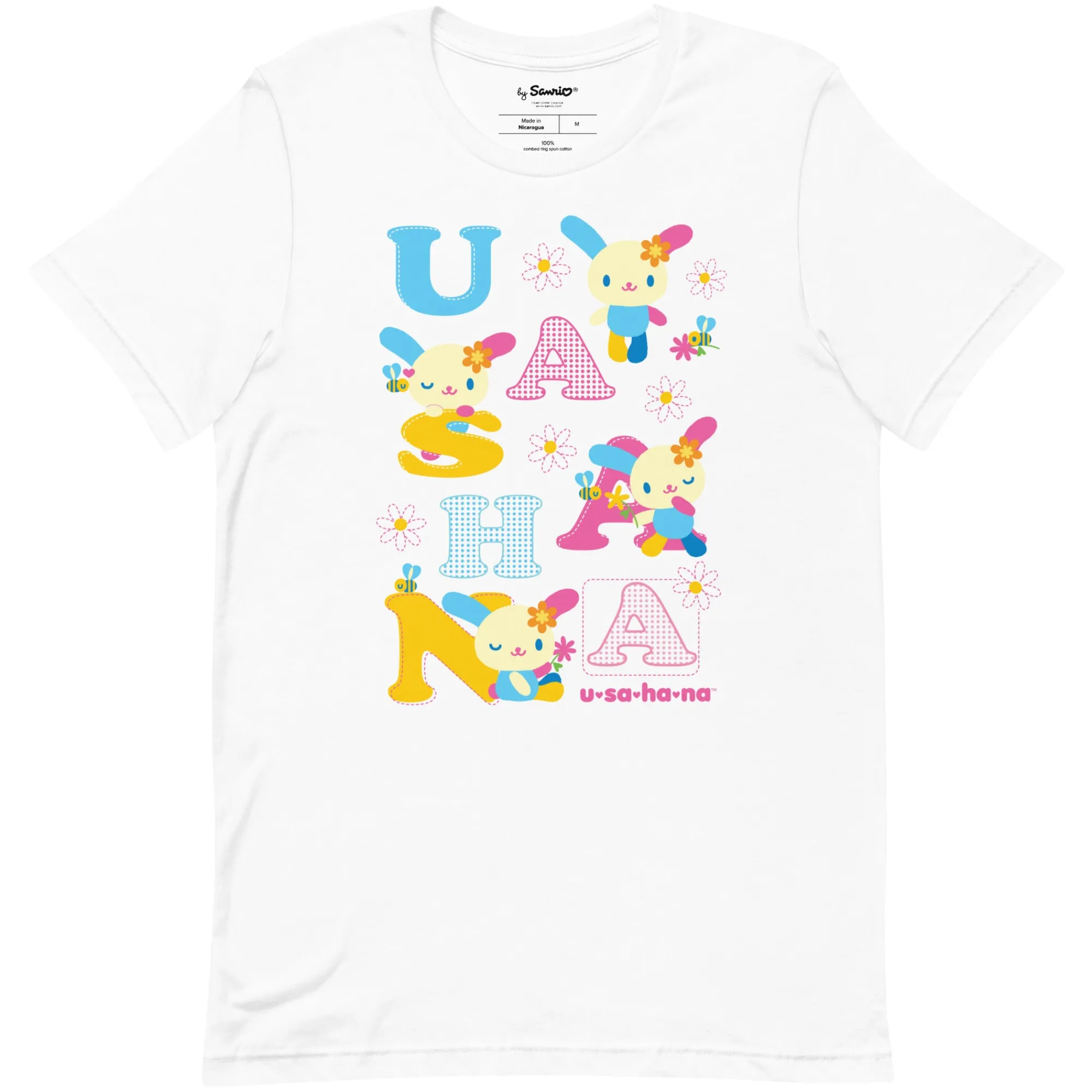Printful U*SA*HA*NA Scattered Letters Tee